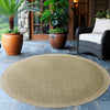Vloerkleed GIZA rond Green – Voor Binnen en Buiten