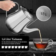 HOMELUX Elektrische Samowar – 5L Waterkoker + 1,6L Theepot – 1850W – RVS – Warmhoudfunctie & Temperatuurregeling