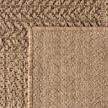 Vloerkleed TIMBER Beige – Blokpatroon design indoor & outdoor vloerkleed