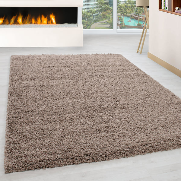 Vloerkleed LIFE Shaggy hoogpolig - Beige