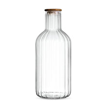 Borosilicaatglas fles Linea met acaciahouten stopper – 1400 ml