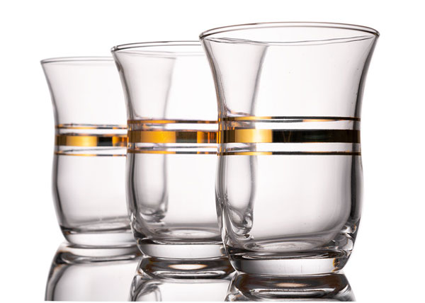 Pasabahce CIHANGIR Mini Thee-/Shotglazen – Set van 6 – detailfoto 2