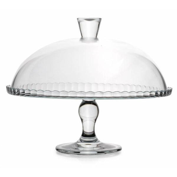 Pasabahce Patisserie Glazen Taartplateau met Voet en Deksel – Ø32,2 cm – Luxe Cake- en Serveerschaal