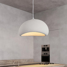 Japandi Wabi-Sabi Hanglamp 40 cm – Minimalistische Hars Plafondlamp – In Hoogte Verstelbaar – E27 Fitting