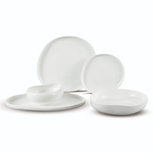 Bricard Barles Curvy Dinner Set 25-Delig – Wit Servies Set 6 Personen Porselein