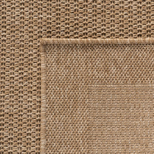 Vloerkleed TIMBER Beige – Indoor & outdoor vloerkleed met kader design