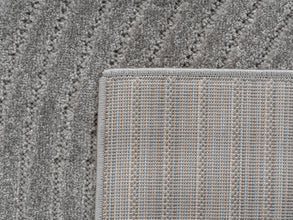 Vloerkleed NOVA 1201 Silver – Japandi Stijl | Indoor & Outdoor