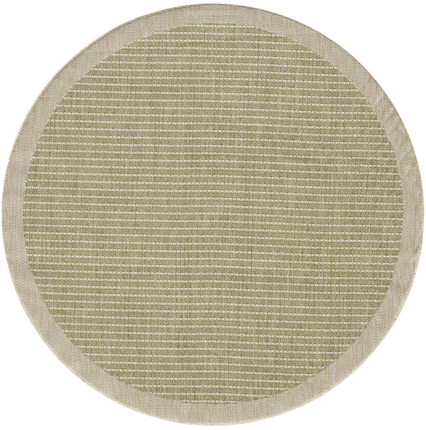 Vloerkleed GIZA rond Green – Voor Binnen en Buiten – detailfoto 2
