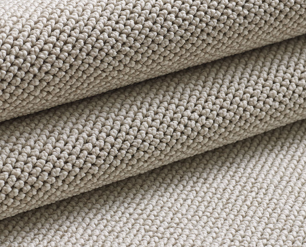 Geweven vloerkleed Loom Creme – warm effen design woonkamer