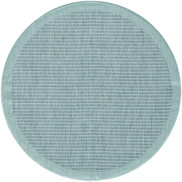 Vloerkleed GIZA rond Blue – Voor Binnen en Buiten – detailfoto 2