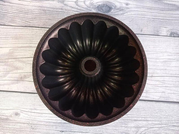 Cheflon Graniet Bakvorm Zwart Rood 25 cm – Anti-aanbak & PFOA-vrij