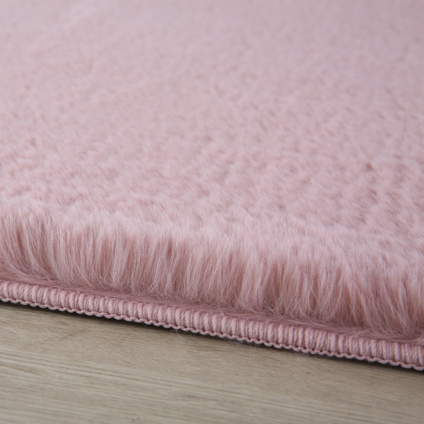 Vloerkleed FLUFFY Roze - Ultiem zacht en comfortabel – detailfoto 2