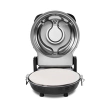 ERATEC XL PM-27 Pizza Steenoven 400°C Complete Set – Elektrische Pizzaoven met Pizzasteen, Pizzascheppen, RVS Pan & Pizzasnijder