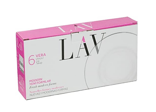 LAV VERA Onderzetters – Set van 6 (12,4 cm) – detailfoto 2