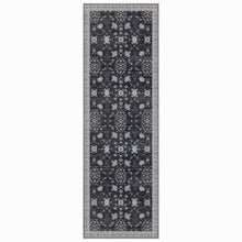Wasbaar black vloerkleed Inka 1146 – antislip, 3 mm