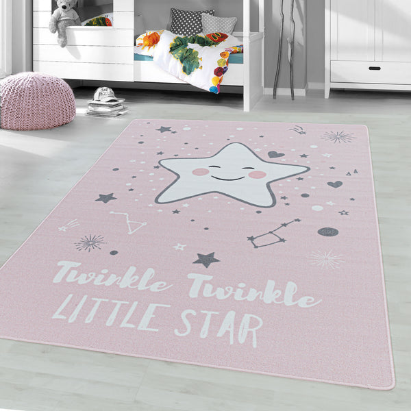 Vloerkleden Kinderen PLAY 2901 PINK – Speels en Veilig