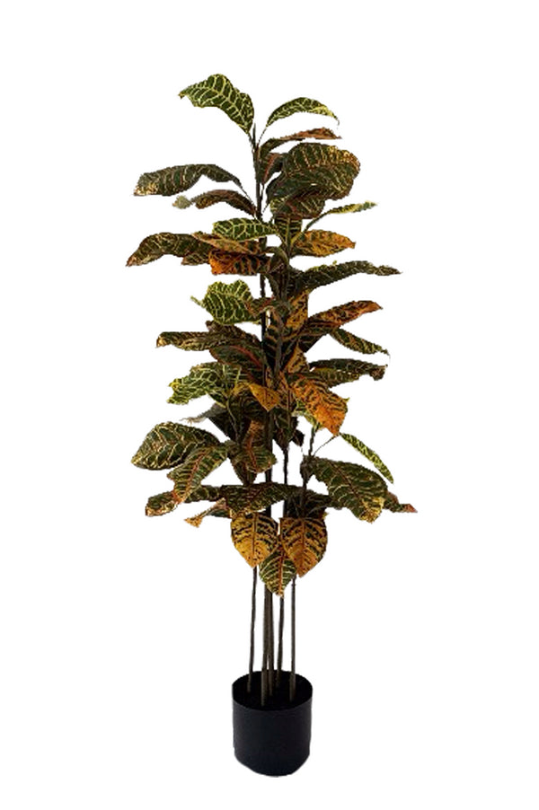 Kunstplant Ficus 120 cm – Realistische Ficus Kunstplant voor Binnen (Onderhoudsvrij)