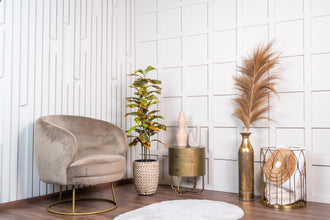 Kunstplant Ficus 120 cm – Realistische Ficus Kunstplant voor Binnen (Onderhoudsvrij)