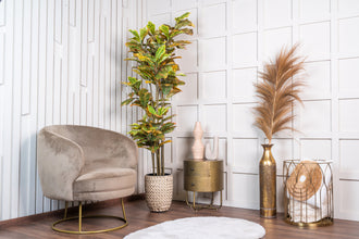 Kunst Ficus 180 cm Deluxe – Realistische Ficus Kunstplant voor Binnen (Onderhoudsvrij)