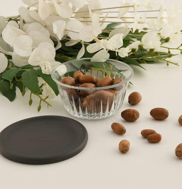 Pasabahce FREZYA Glazen Voorraadschaaltjes met Deksel – Set van 6 x 175ml – detailfoto 2