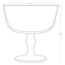 Pasabahce Petite Patisserie Glazen Serveerschaal op Poot – Ø22 cm