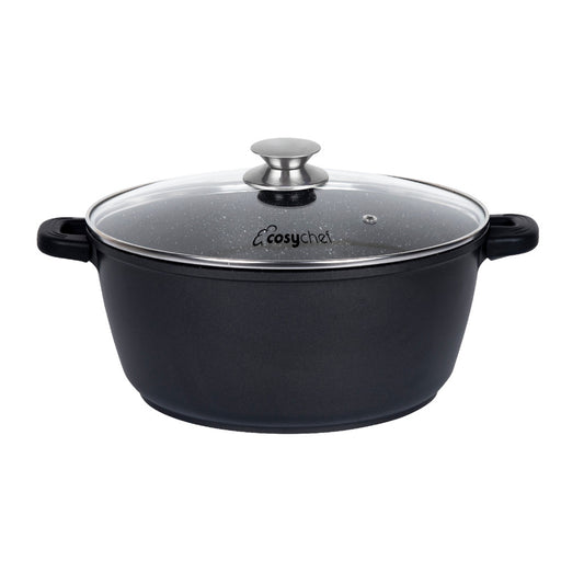 CosyChef Leia Marble Pan – 32 cm, 9.8 Liter, Inductiegeschikt