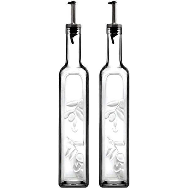 Pasabahce Homemade olie en azijn fles set van 2 glas 500 ml
