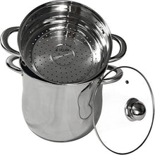 XL RVS couscouspan inox – 16 liter | Professionele couscoussier met stoominzet