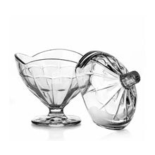 Pasabahce Glory bonbonnière op voet – met glazen deksel