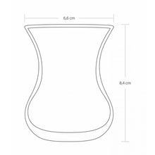 Pasabahce Aurora Turkse theeglazen – 6 stuks – 155 ml