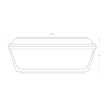 Pasabahce Frigo glazen boterschaal – 480 ml met deksel