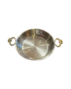 Traditionele RVS serveerpan 12 cm – Handgemaakt