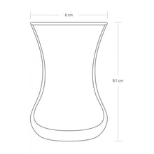 Pasabahce Incebelli turkse theeglazen 125 ml set 6 stuks cay bardagi