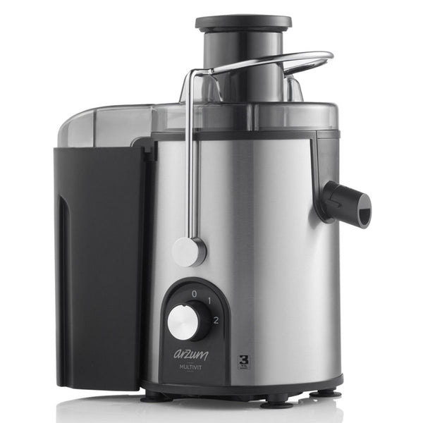 Arzum Multivit sapcentrifuge inox 400 watt met 500 ml kan en 2 snelheden