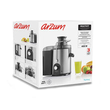 Arzum Multivit sapcentrifuge inox 400 watt met 500 ml kan en 2 snelheden