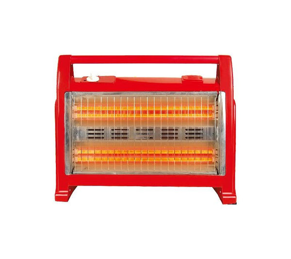 Royal Swiss Quartz Heater 1600W – Elektrische Straalkachel – 2 Warmtestanden (800/1600W) – Kantelbeveiliging – Compact & Snel Warm