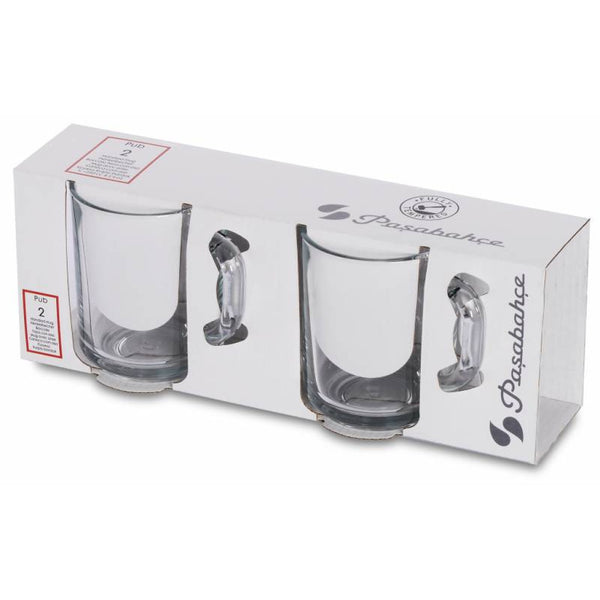 Pasabahce PUB Glazen Mokken – Set van 2 | 250 ml Koffie- & Theeglazen