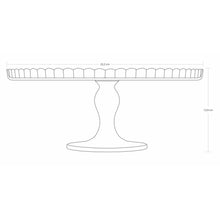 Pasabahce PATISSERIE Glazen Serveerschaal met Voet – Taartplateau 32,2 cm
