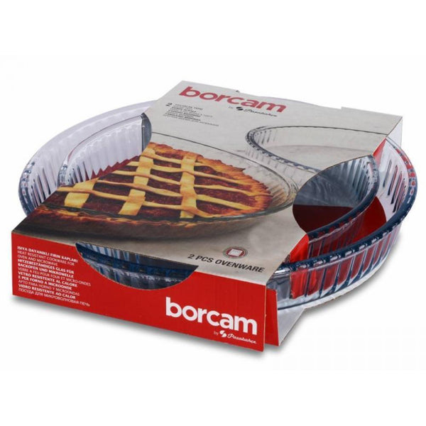 Pasabahce BORCAM Ronde Ovenschalen – Set van 2 – detailfoto 2
