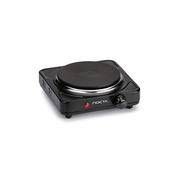 NOCTA Elektrische Kookplaat Enkel – 1000W – Ø15,5 cm – Zwart – Met Antislip Voetjes