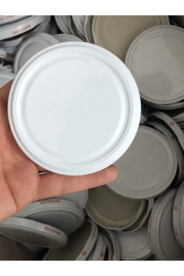 Losse Deksel 82mm Wit – Set van 10 Stuks voor Inmaakpotjes & Inwekpotjes – detailfoto 2