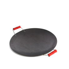 Tawa Bakplaat Ø45 cm met Houten Handvaten – Geschikt voor Sac Kavurma, Roti, Naan en Meer