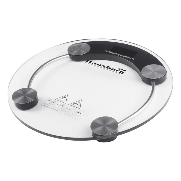 HAUSBERG Glazen Digitale Weegschaal – 180 kg – detailfoto 2