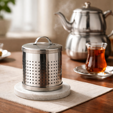 RVS theefilter voor theepot – Geschikt voor Turkse thee & kruidenthee