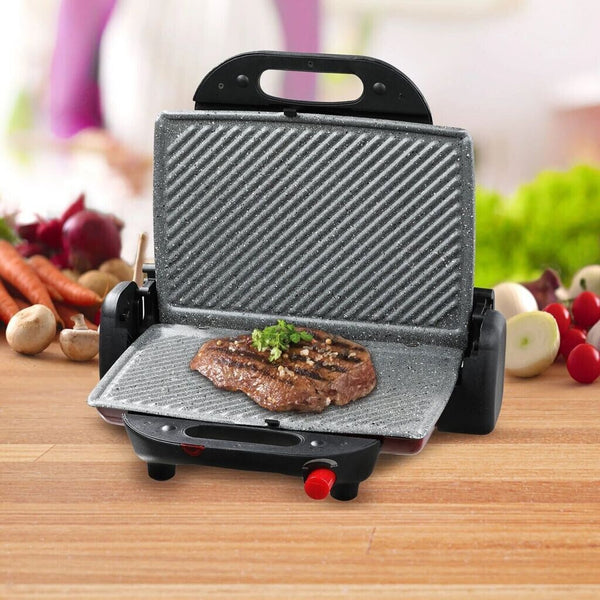ARZUM Prego Granite 2-in-1 Tosti- en Grillapparaat | Grijs – detailfoto 2