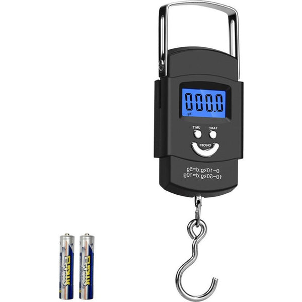 Digitale Draagbare Weegschaal – Tot 50 kg, Inclusief Batterijen