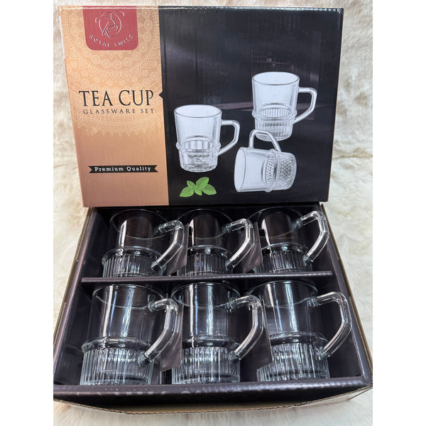Hittebestendige Glazen met Oor – Set van 6 (180 ml) Ribble model