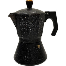 Zwarte Espressomaker / Percolator – 9 Cups, Geschikt voor Alle Warmtebronnen