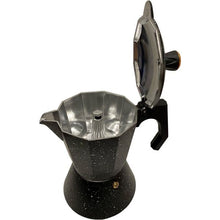Zwarte Espressomaker / Percolator – 9 Cups, Geschikt voor Alle Warmtebronnen