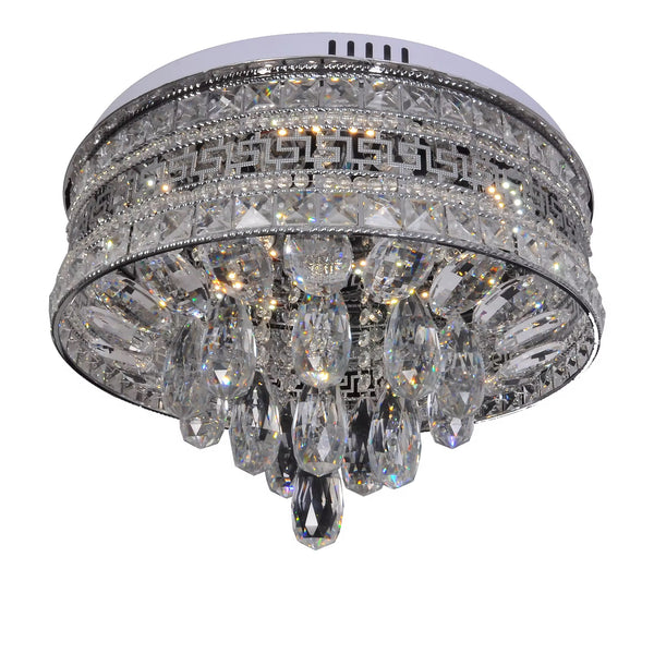 XL LED Plafondlamp Kristal 60 cm – Met afstandsbediening, RGB licht en ingebouwde Bluetooth MP3 speler